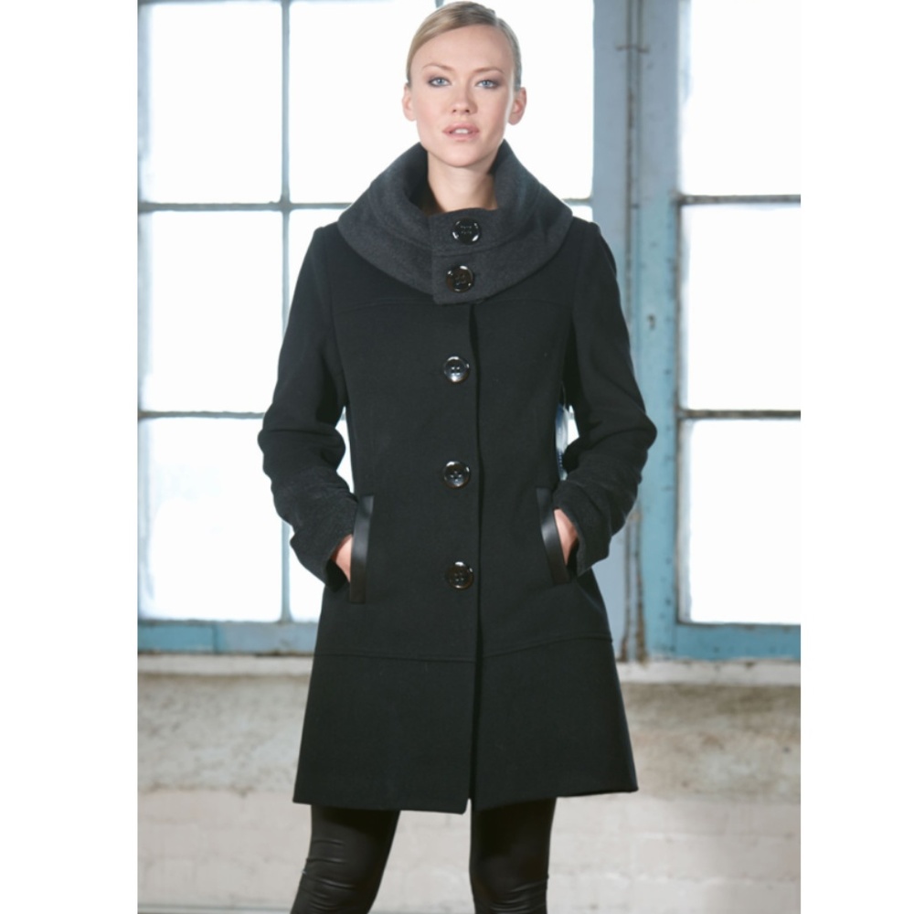 Nikki Jones 34” Wool Three Quarter Coat